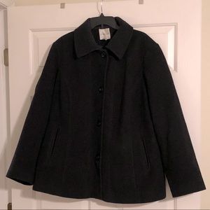 EUC Black Wool Coat